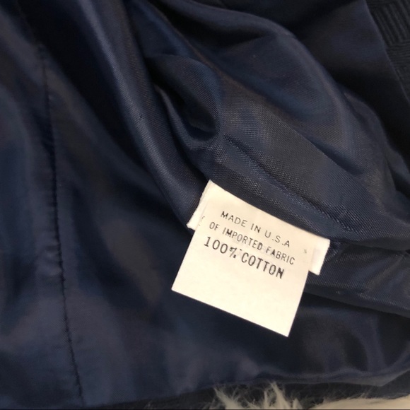 NEW Doncaster Navy Blue Cropped Cotton Jacket - Picture 6 of 7